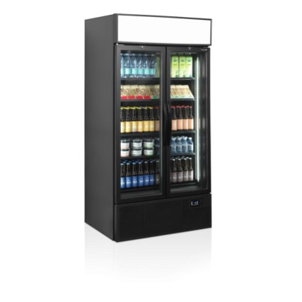 Porte de verre supermarché commercial vitrine Cabinet de stockage de  boissons refroidisseur avec Lumière LED dégel automatique - Chine  Mini-frigo et réfrigérateur prix